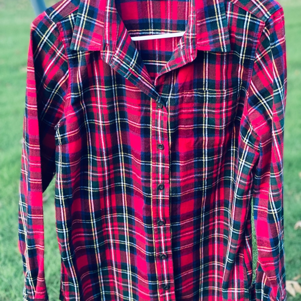 Like New L.L. Bean Flannel Shirt